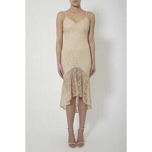 Airlie Milla Fishtail Midi Hi Low Dress